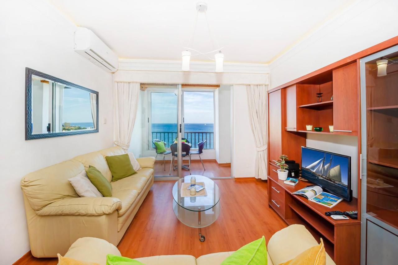 Spinola Bay Top Floor Seafront 3 Bedroom Apartment With Panoramic Sea Views - By Getawaysmalta San Julián Exterior foto
