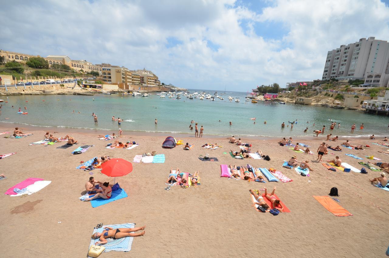 Spinola Bay Top Floor Seafront 3 Bedroom Apartment With Panoramic Sea Views - By Getawaysmalta San Julián Exterior foto